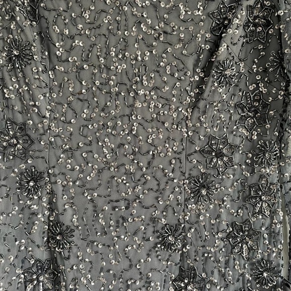 Nwt Adrianna Papell Women's V-Neck Mini Beaded Cocktail Party Dress i - Picture 5 of 14